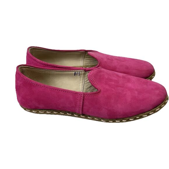 Rare Sabah Hot Pink Suede Loafers Size 40 (US 8.5/9) Excellent Condition Worn 2X - Picture 1 of 7